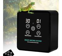 Ayolofei Terrario para reptiles con sistema de beneficencia, humidificador inteligente para reptiles con manguera con temporizador y boquillas pulverizadoras, ajustable a 360 °, terrario para plantas