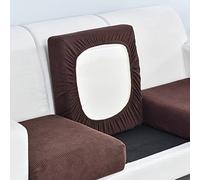 AYouge Funda de cojín de Asiento de sofá - Funda de cojín de Asiento elástico - Funda de sofá a Cuadros de Tela elástica de Tela Antideslizante