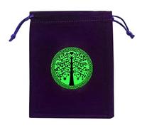 AYPOHU Bolsa de dados con cordón, diseño de Astrolabes Astrolabios, Tarot, Tarot, Juego de mesa, franela, bolsa de almacenamiento de joyas, bolsa de almacenamiento de tarot, J007