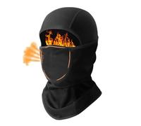 AYPOW Máscara de Pasamontañas Moto Transpirable para Hombre Mujer, Calentador de Cuello Máscara de Esquí Termica Anti Viento, Mascarilla Ciclismo Balaclava para Deportes al Aire Libre