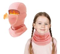 AYPOW Niños Pasamontañas Térmico de Invierno con Orificio Respirable 4-10 Años, Multifunción Prueba de Viento Forro Polar Cálido Máscara de Esquí Ciclismo Sombreros Gorro, Mascarilla para Niños Niñas