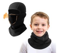 AYPOW Niños Pasamontañas Térmico de Invierno con Orificio Respirable 4-10 Años, Multifunción Prueba de Viento Forro Polar Cálido Máscara de Esquí Ciclismo Sombreros Gorro, Mascarilla para Niños Niñas