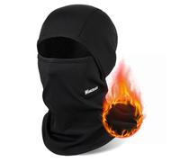 AYPOW Pasamontañas Motocicleta Bicicleta, Transpirable Anti Viento Balaclava Máscara Facial de Esquí Debajo del Casco Braga Cuello con Térmica Forro Polar para Invierno y al Aire Libre Hombre y Mujer