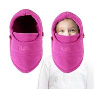 AYPOW Pasamontañas Térmico de Invierno Niños, Multifuncional Prueba de Viento Ajustable Máscara De Esquí Ciclismo, Sombreros Gorro Forro Polar Cálido, Calentador de Cuello, Mascarilla para Niños Niñas