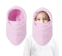 AYPOW Pasamontañas Térmico de Invierno Niños, Multifuncional Prueba de Viento Ajustable Máscara De Esquí Ciclismo, Sombreros Gorro Forro Polar Cálido, Calentador de Cuello, Mascarilla para Niños Niñas