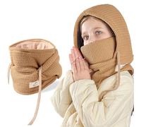 AYPOW Pasamontañas Térmico Invierno Niños 4-10 años, Multifuncional Cálido Prueba de Viento Máscara De Esquí Ciclismo, Sombreros Gorro de punto Forro Polar Calentador de Cuello, Mascarilla Niños Niñas