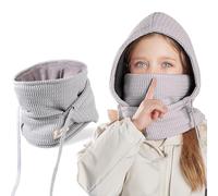 AYPOW Pasamontañas Térmico Invierno Niños 4-10 años, Multifuncional Cálido Prueba de Viento Máscara De Esquí Ciclismo, Sombreros Gorro de punto Forro Polar Calentador de Cuello, Mascarilla Niños Niñas