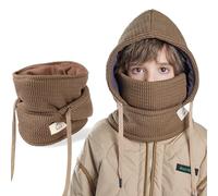 AYPOW Pasamontañas Térmico Invierno Niños 4-10 años, Multifuncional Cálido Prueba de Viento Máscara De Esquí Ciclismo, Sombreros Gorro de punto Forro Polar Calentador de Cuello, Mascarilla Niños Niñas