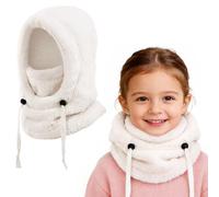 AYPOW Pasamontañas Térmico Invierno para Niños Niñas 3-10 Años, Multifuncional Prueba de Viento Ajustable Máscara De Esquí Ciclismo, Sombreros Gorro Forro Polar Cálido, Calentador de Cuello Mascarilla