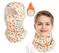 AYPOW Pasamontañas Térmico Niños Niñas Invierno, Multifunción Antiviento Forro Polar Cálido Máscara de Esquí Ciclismo Sombreros Gorro Con Bufanda Mascarilla para Deportes al Aire Libre
