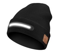 AYPOW Regalos Originales para Hombre Mujer, 2025 Ideas Regalos Navidad, Gorro de Bluetooth con Luz LED, Gorro de Punto Musical Cálido, Padre Papa Navidad Cumpleaños Aniversario, Tecnologicos Utiles