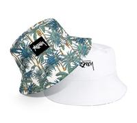 AYPOW Sombrero de Pescador Reversible XXL Unisex, Moda Tamaño Grande ala Ancha Algodón Sombrero de Sol al Aire Libre, Plegable Gorra de Pesca Bucket Hat Playa al Aire Libre Viaje Hombres Mujeres 54-65