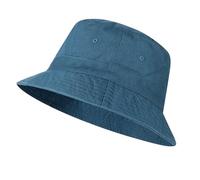 AYPOW Sombrero de Pescador XXL Unisex, Grande Algodón Vaquero Lavado Vintage Plegables Sombrero de Sol al Aire Libre, Gorra de Pesca Bucket Hat Senderismo al Aire Libre Viajes Hombres Mujeres 54-64cm