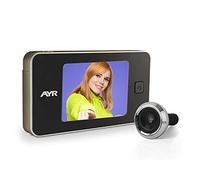 AYR 752 - Mirilla Digital 3,2" con Visión 105°, Sensor 0,3 MP | Seguridad Inteligente y Uso Sencillo | para Puertas 38-110 mm | Alimentación 2×AAA | Acabado níquel Mate/Cromo