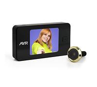 AYR 752 Mirilla Digital Puerta con Pantalla LCD de 3.2" Negro y Latón