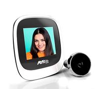 AYR Lite 9001 Mirilla Digital Puerta Batería Recargable Blanco Cromo