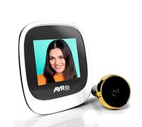 AYR Lite 9001 Mirilla Digital Puerta Batería Recargable Blanco Latón