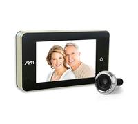 AYR - Mirilla de puerta Modelo 754 Níquel Mate/Cromo