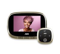 AYR Mirilla Digital de Puerta con Gran Pantalla a Color de 4,3". Cámara con Infrarrojos y visión Nocturna, PIR; detección de Movimiento. Batería Recargable. Modelo 764.