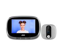 AYR - Mirilla Digital Inteligente Modelo 763 WiFi Pantalla 4,3" | Mirilla WiFi con Cámara y Visión Nocturna | Mirilla Electrónica Sensor Movimiento PIR | Cámara Puerta Grabación y Audio Bidireccional