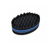 Ayrsjcl Barber Cepillo Pelo Esponja Cabello Esponja Grandes Agujeros Doble Peine Onda Peine Dreads Locking Afro Curling Coil Care Herramienta