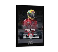 Ayrton-Senna Formula One Motosport F1 Póster de celebridades (102) póster de arte de pared, lienzo de pergamino, cuadro de pintura para sala de estar, decoración del hogar, 30 x 45 cm