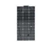 Aysolar Panel Solar Flexible de 100W 12V Placa Solar Monocristalino Fotovoltaico Módulo para Caravana, Barco, Techo, Coche, Baterías de 12 V