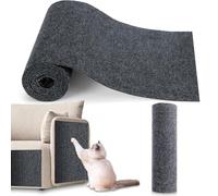 AYSOW Alfombra Rascador para Gatos Grande,Tapete Autoadhesivo para Rascar Gatos 40 x 300cm,Tapete Rascador Gatos Pared Protector Sofa Gatos Arañazo, para Torre para Gatos,Puerta,Sofa(Gris)