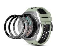 AYSOW Protecteur d'écran pour HUAWEI WATCH GT 2E de 9H Verre trempé résistant aux rayures 2.5D Protecteur d'écran rond Facile à installer [3 pièces] Pour HUAWEI WATCH GT 2E Montre intelligente