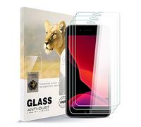 AYSOW Protector de Pantalla de Vidrio Templado para Apple iPhone SE 2020 Película de Vidrio Premium 0.3mm 9H Dureza 2.5D, Anti Arañazos, Sin Burbujas 3 Piezas