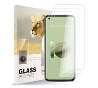 AYSOW Protector de pantalla de vidrio templado para Asus Zenfone 10, Premium Glass 0.3mm 9H Dureza 2.5D Film, Anti arañazos, Protector de pantalla para Asus Zenfone 10[Pack de 3]