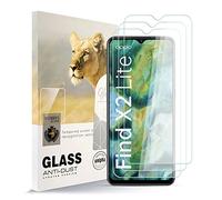 AYSOW Protector de Pantalla de Vidrio Templado para OPPO Find X2 Lite Película de Vidrio Premium 0.3mm 9H Dureza 2.5D, Anti Arañazos, Sin Burbujas 3 Piezas