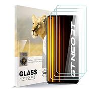 AYSOW Protector de Pantalla de Vidrio Templado para REALME GT Neo 3T Película de Vidrio Premium 0.3mm 9H Dureza 2.5D, Anti Arañazos, Sin Burbujas 3 Piezas