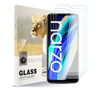 AYSOW Protector de Pantalla de Vidrio Templado para REALME Narzo 50A Prime Película de Vidrio Premium 0.3mm 9H Dureza 2.5D, Anti Arañazos, Sin Burbujas 3 Piezas