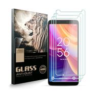 AYSOW Protector de pantalla de vidrio templado para TCL 501, Premium Glass 0.3mm 9H Dureza 2.5D Film, Anti arañazos, Protector de pantalla para TCL 501[Pack de 3]