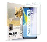 AYSOW Protector de Pantalla de Vidrio Templado para Vivo Y01 Película de Vidrio Premium 0.3mm 9H Dureza 2.5D, Anti Arañazos, Sin Burbujas 3 Piezas