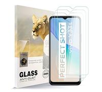 AYSOW Protector de Pantalla de Vidrio Templado para Vivo Y33S Película de Vidrio Premium 0.3mm 9H Dureza 2.5D, Anti Arañazos, Sin Burbujas 3 Piezas