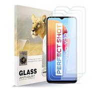 AYSOW Protector de Pantalla de Vidrio Templado para Vivo Y72 5G Película de Vidrio Premium 0.3mm 9H Dureza 2.5D, Anti Arañazos, Sin Burbujas 3 Piezas