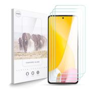 AYSOW Protector de pantalla de vidrio templado para Xiaomi 12 Lite, Premium Glass 0.3mm 9H Dureza 2.5D Film, Anti arañazos, Protector de pantalla para Xiaomi 12 Lite[Pack de 3]