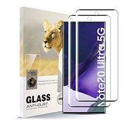 AYSOW Protector de Pantalla para Samsung Note 20 Ultra 5G, 9H Dureza Película de Vidrio HD Antihuellas sin Burbujas Fácil de Instalar, Protector de Vidrio para Samsung Note 20 Ultra 5G [2 Pcs]