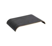 AYTM Bandeja/panel superior Curva para estante Curva 40.4 cm Negro