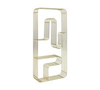 AYTM Estante de pared rectangular Curva Oro