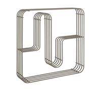 AYTM Estantería de pared cuadrado Curva Taupe