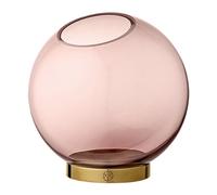AYTM Florero Globe. mediano rosa-oro