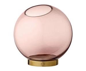 AYTM Florero Globe. mediano rosa-oro
