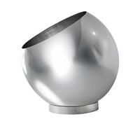 AYTM Maceta Globe Ø17 cm Plata