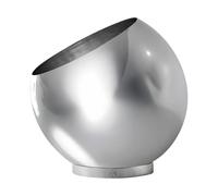 AYTM Maceta Globe Ø43 cm Plata