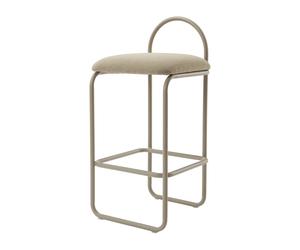 AYTM Taburete bar Angui bouclé Taupe