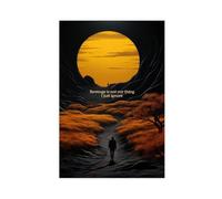 AYTREDF Póster de lienzo con citas motivacionales "Revenge Is Not My Thing I Just Ignore" (30 x 45 cm)