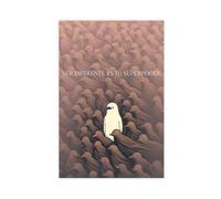 AYTREDF SER DIFERENTE ES TU SUPERPODER - Póster de lienzo con citas inspiradoras para decoración de pared para sala de estar, dormitorio, 40 x 60 cm